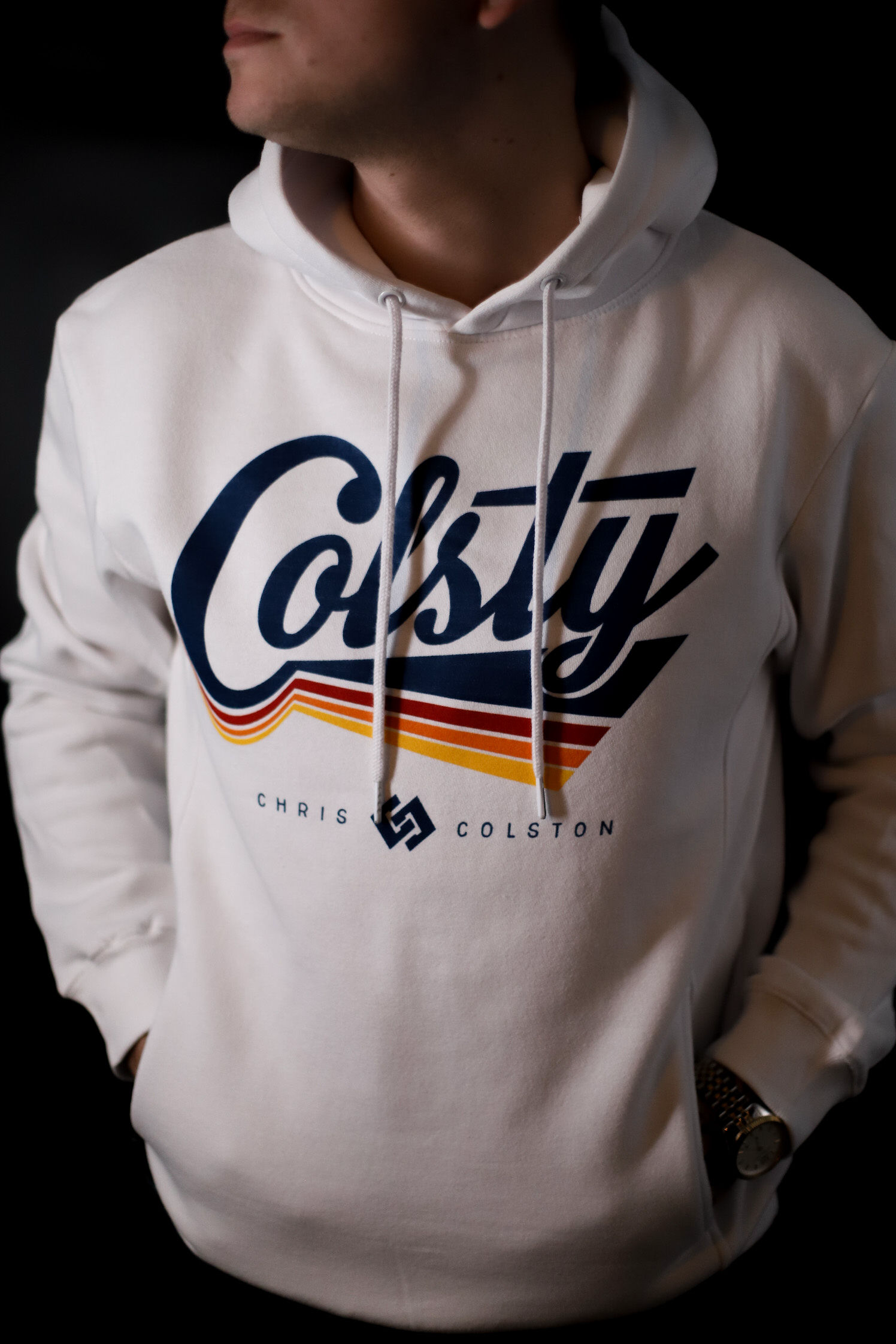 Colsty White Hoodie – Threads Colsty
